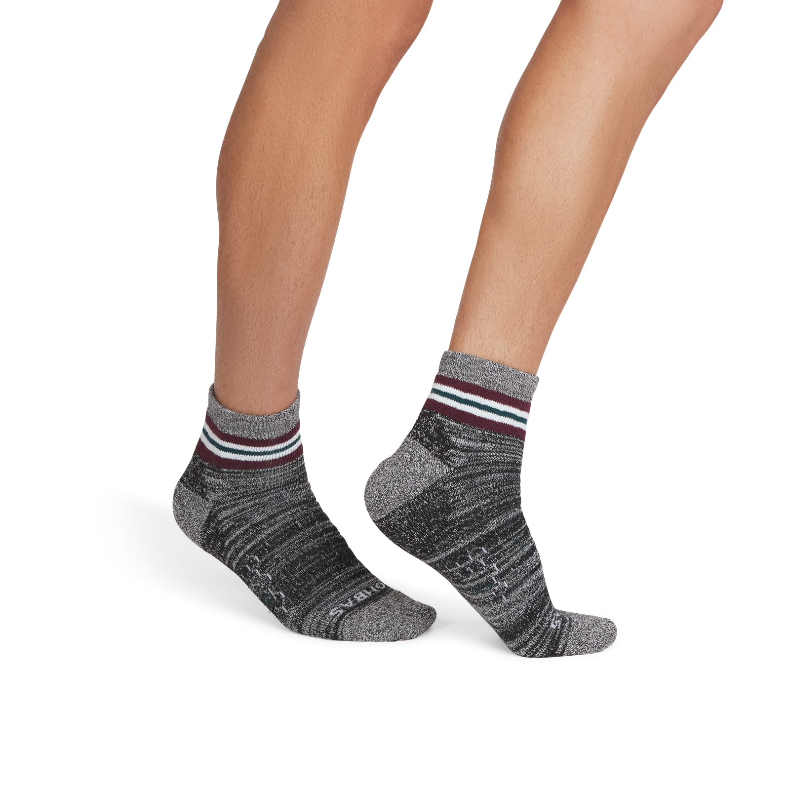 Hiking Quarter Socks - black midnight plum MO1 [10013]