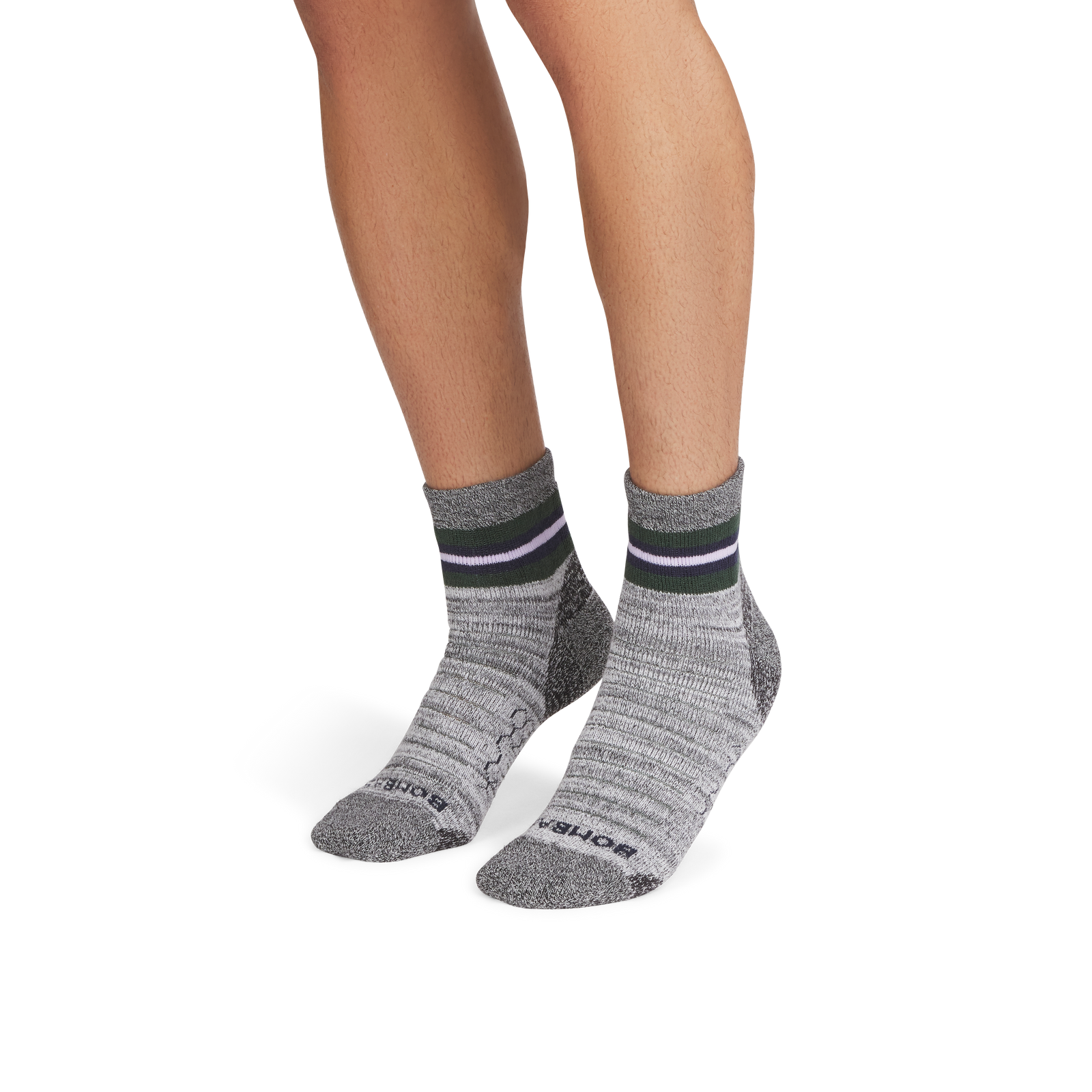 Hiking Quarter Socks - white dark balsam MO1 [10013]