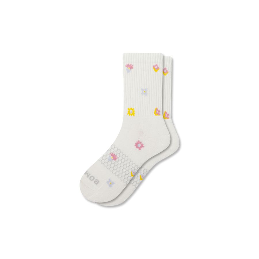 Women’s Garden Party Half Calf Socks - Run Hike Step