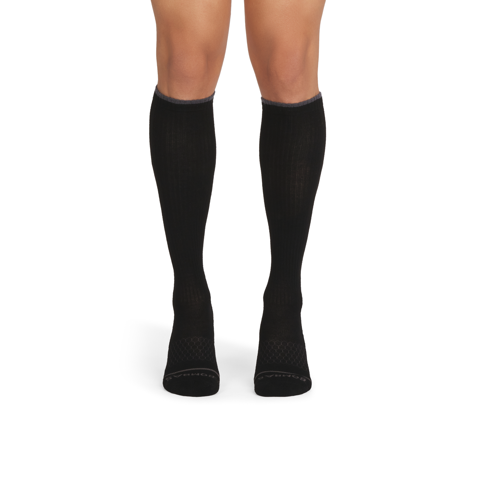 Merino Wool Everyday Compression Socks (15-20mmHg) - black MO1 [10250]