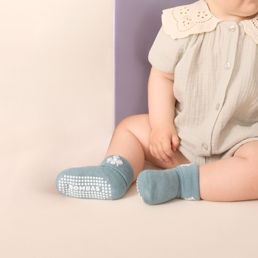 Baby Gripper Sock 4-Pack (6-12 Months) - Cushion Studio Pair