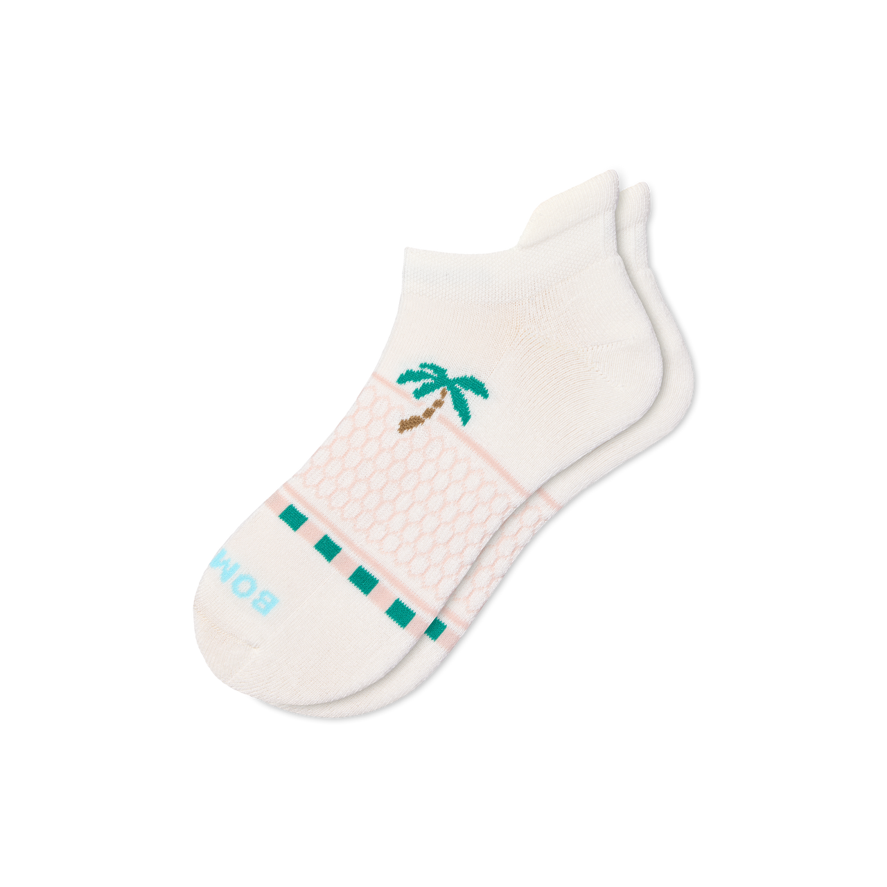 Ankle Socks - Pink Palm L [10388]