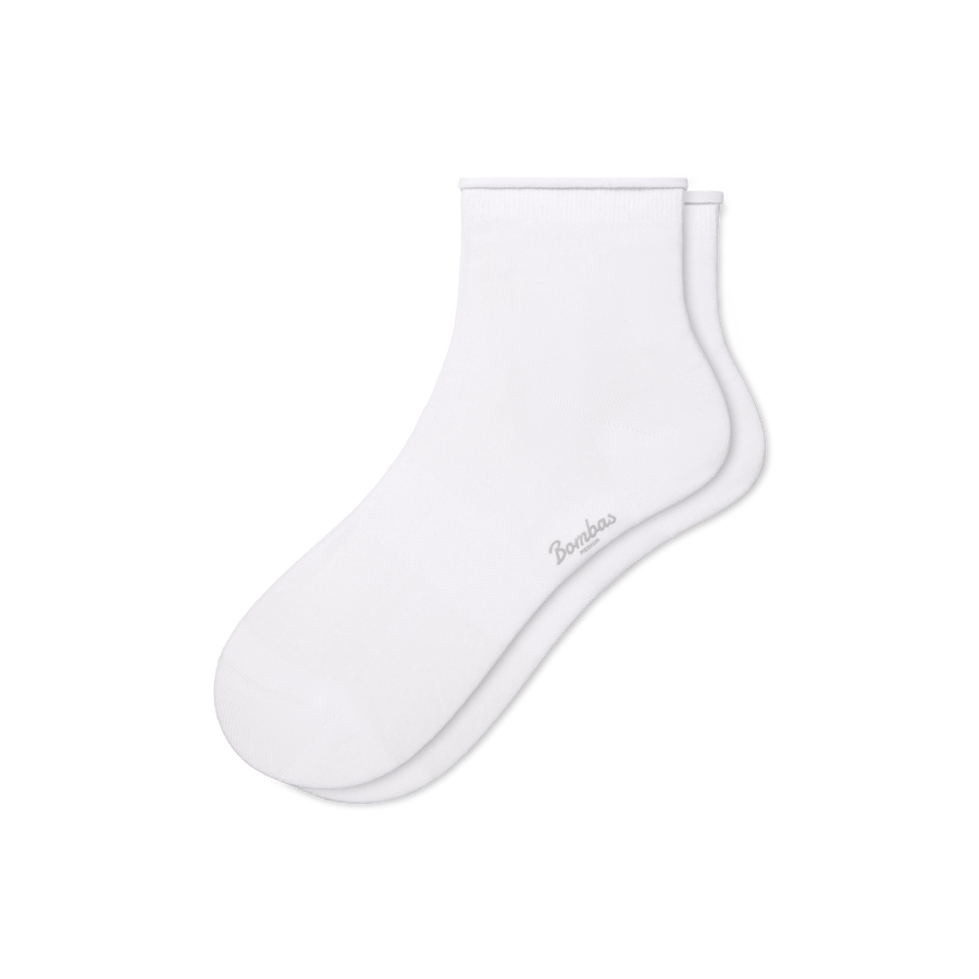 Women’s Roll Top Quarter Socks - Easy No Show Wear