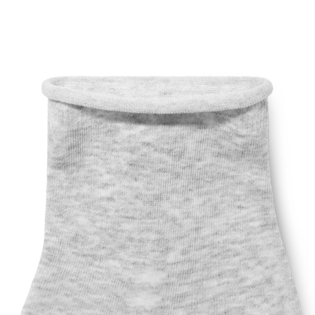 Lightweight Roll Top Quarter Socks - varsity grey Detail [10426]