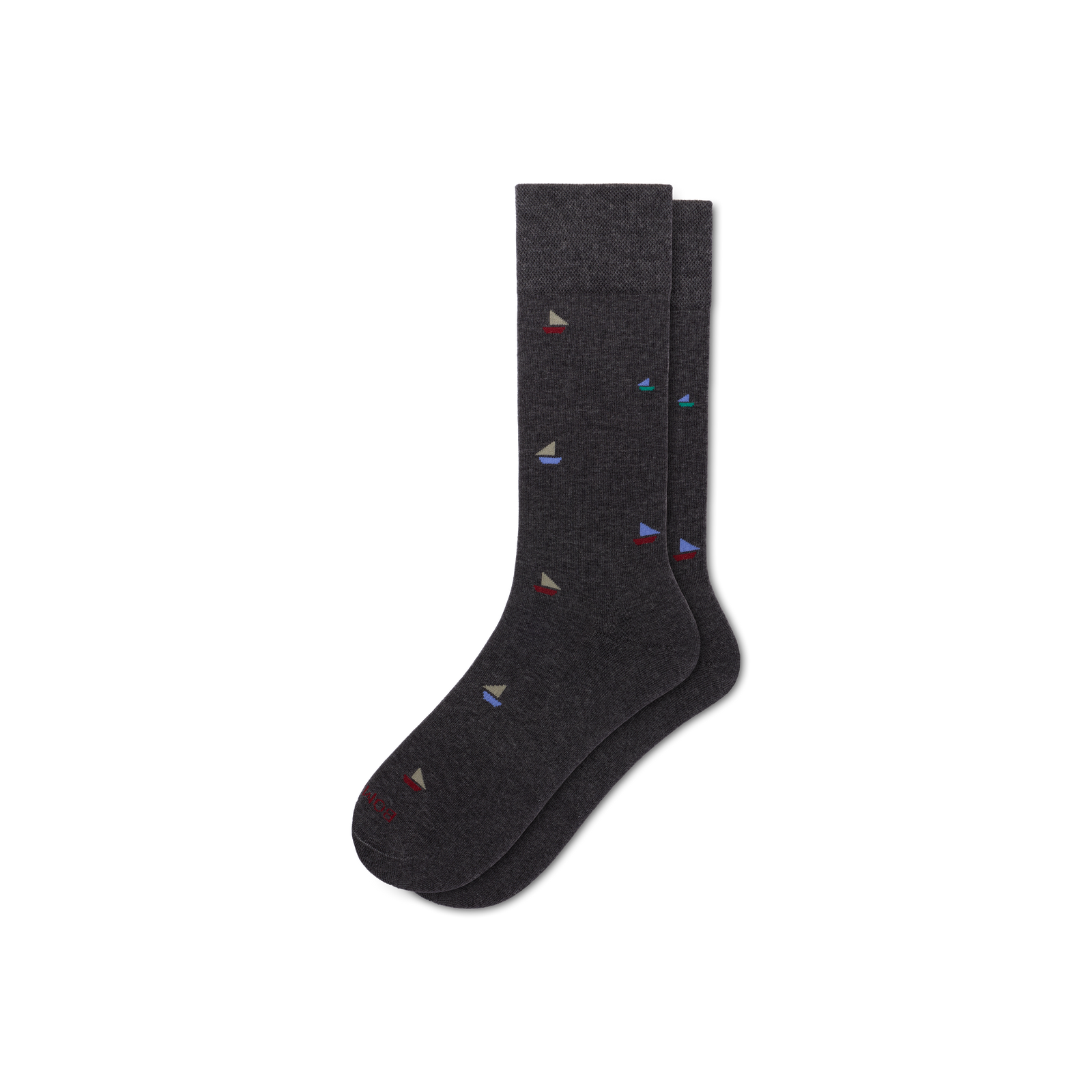 Dress Calf Socks - dark grey L [10435]
