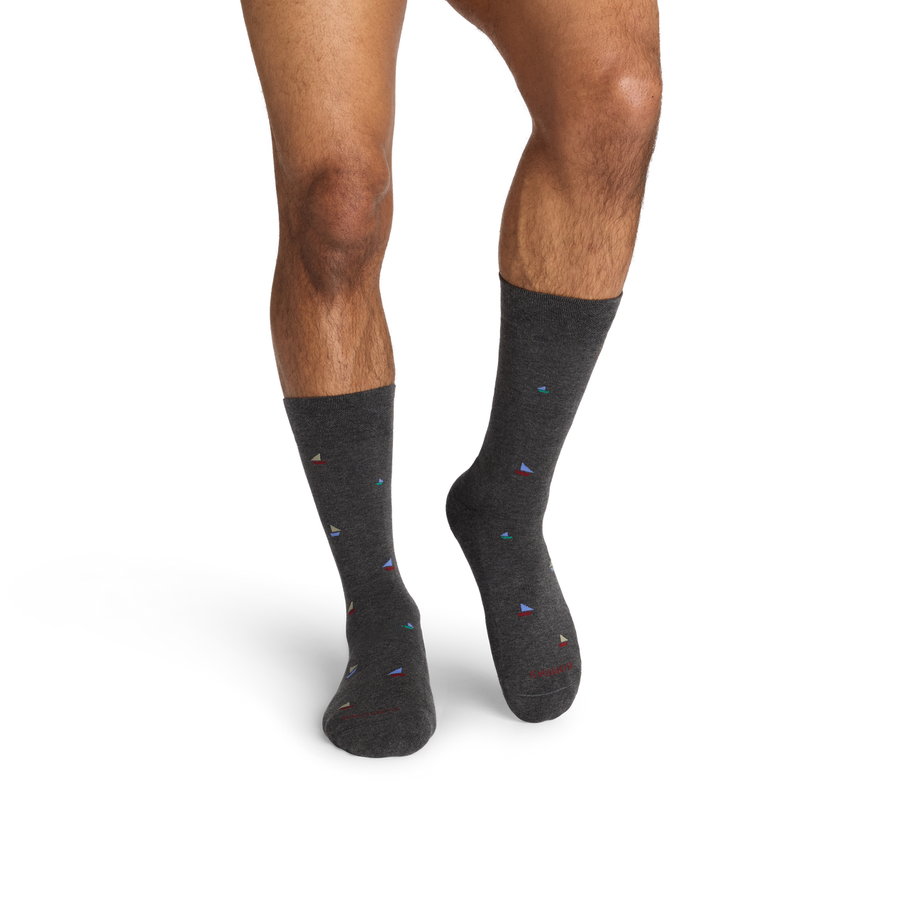 Dress Calf Socks - dark grey MO1 [10435]