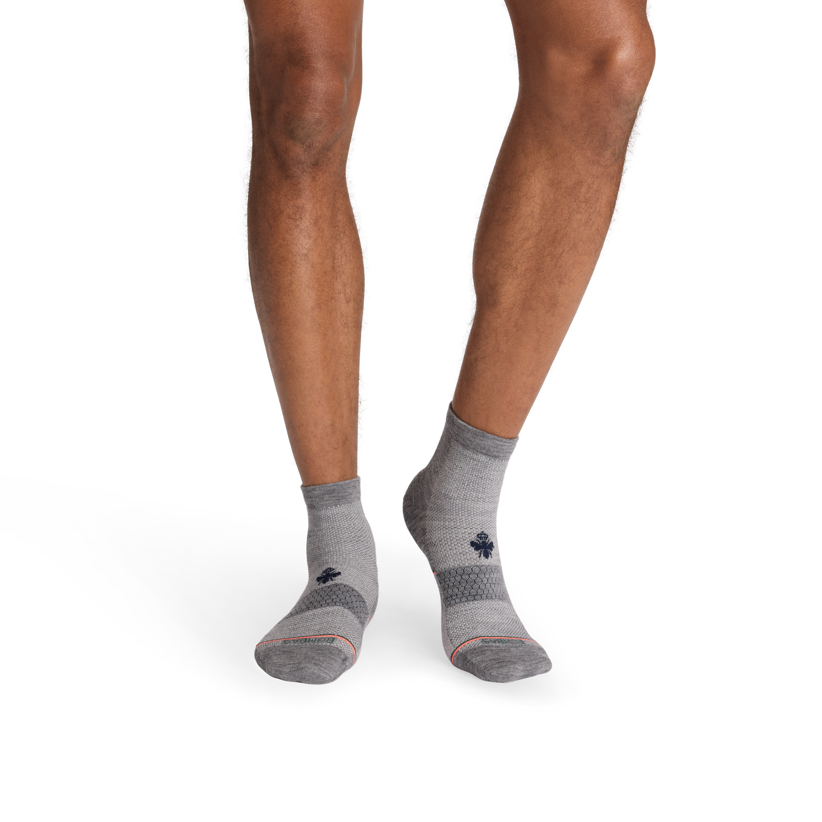 UltraLite Sport Merino Wool Blend Quarter Socks - Grey MO1 [10442]