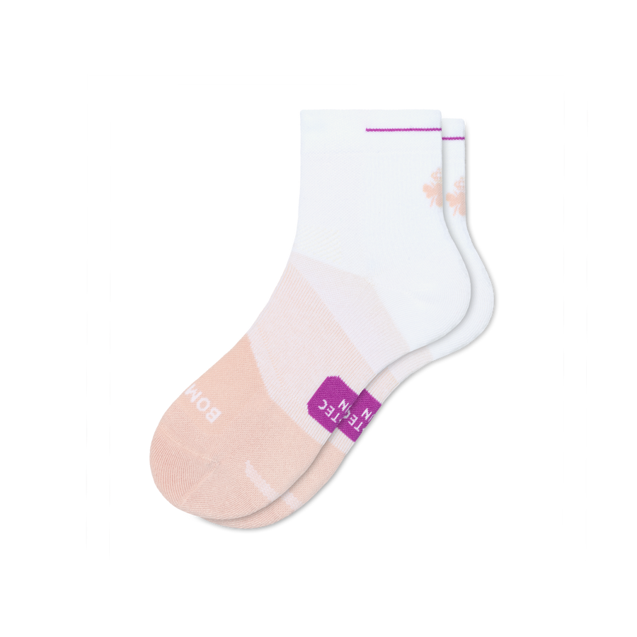 Women's Run Quarter Socks - Trail Lounge Step