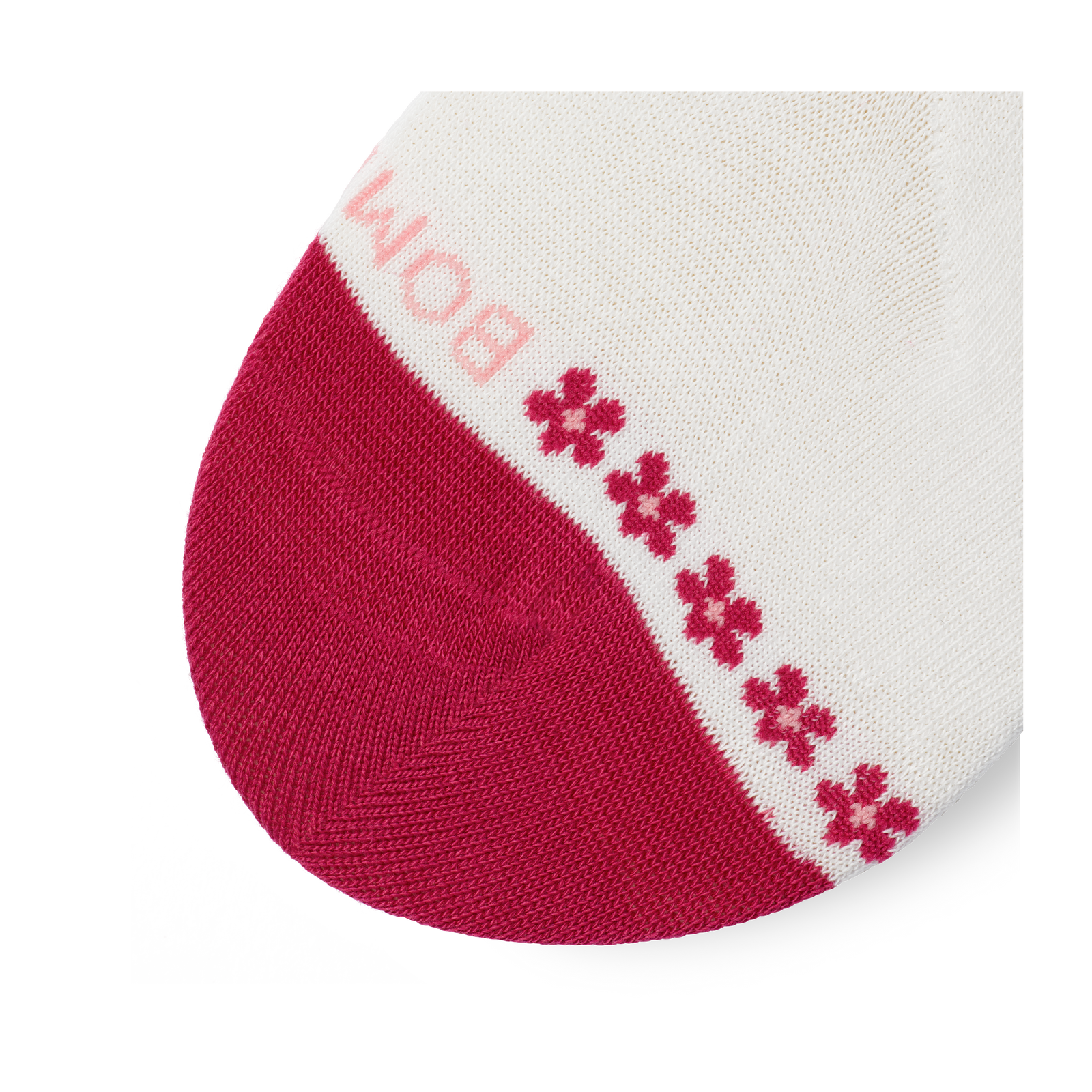 Lightweight No Show Socks - Wild Berry Detail [10456]