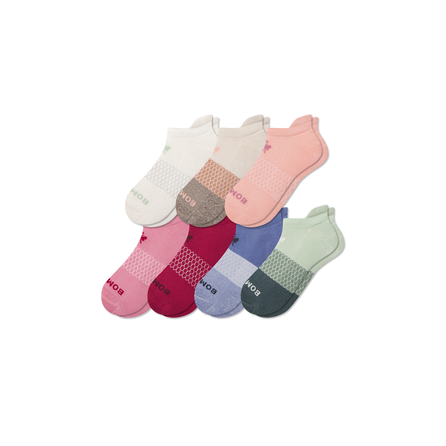 Women's Week of Bombas Ankle Sock 7-Pack - Weekend No Show Support