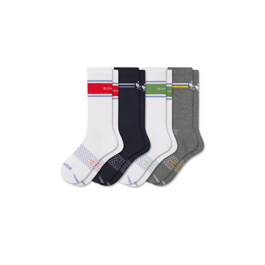 Women's All Sport Calf Sock 4-Pack - Studio Run Cushion