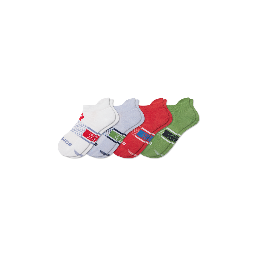 Youth All Sport Ankle Sock 4-Pack - Classic Crew Rotation