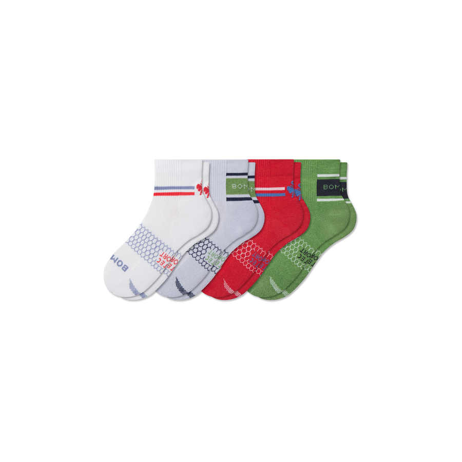 Youth All Sport Quarter Sock 4-Pack - Pace Ready