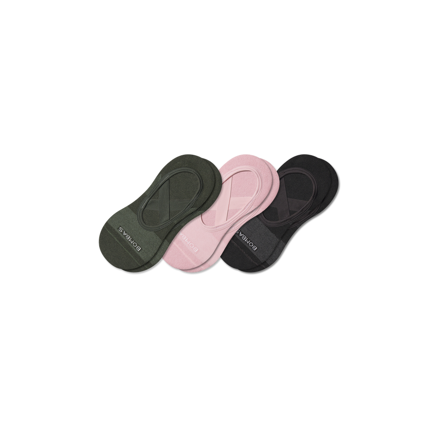 Women's Studio Gripper Ballet No Show Sock 3-Pack - Stay Put Fit