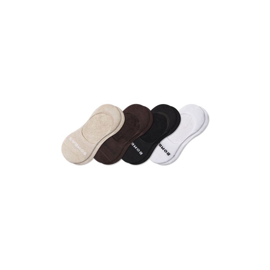 Men's Mid-Cut Cushioned No Show Sock 4-Pack - Trail Ankle Comfort
