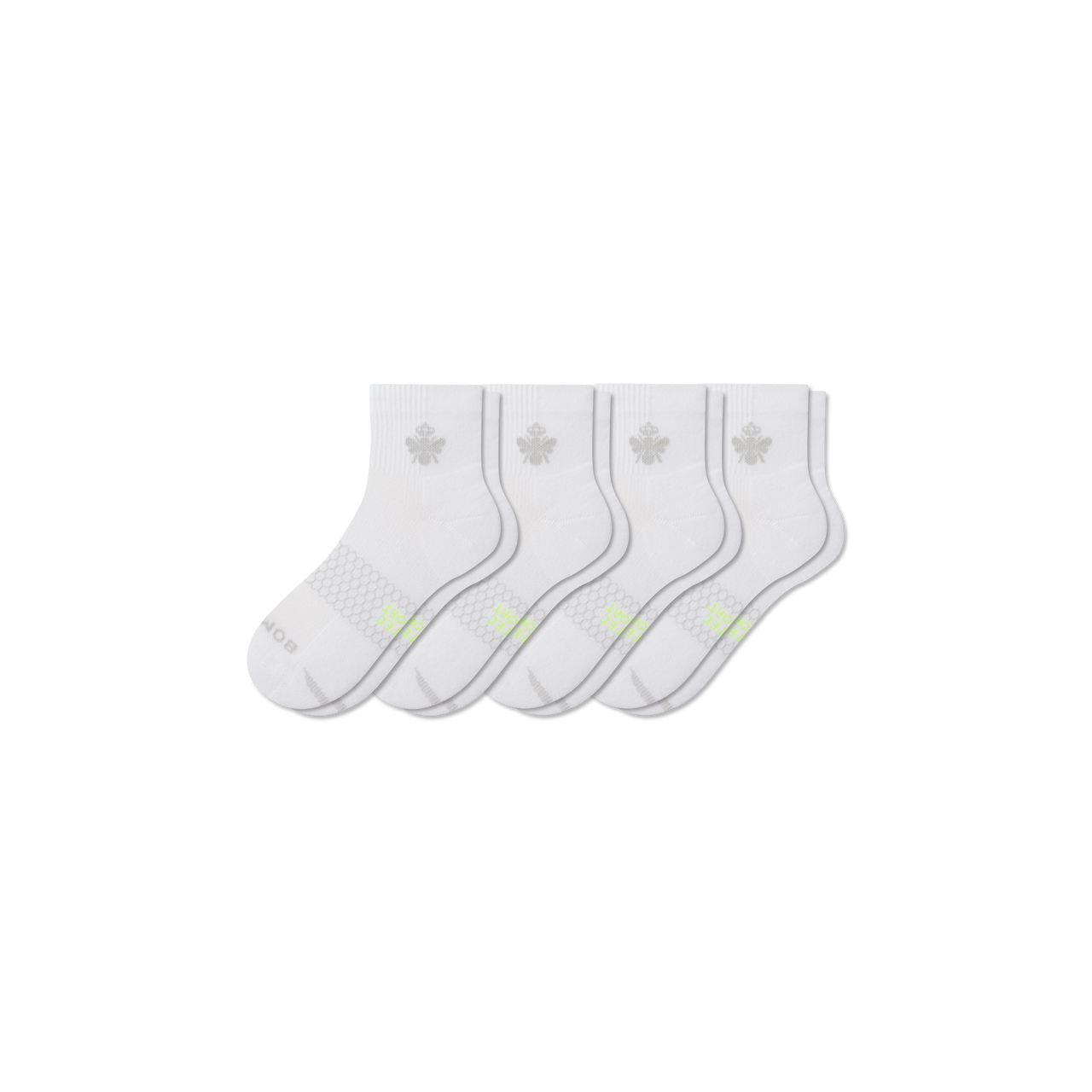All-Purpose Performance Quarter Socks - white L