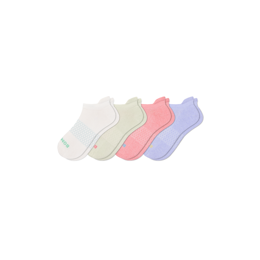 Women's Solids Ankle Sock 4-Pack - Active Crew Fit