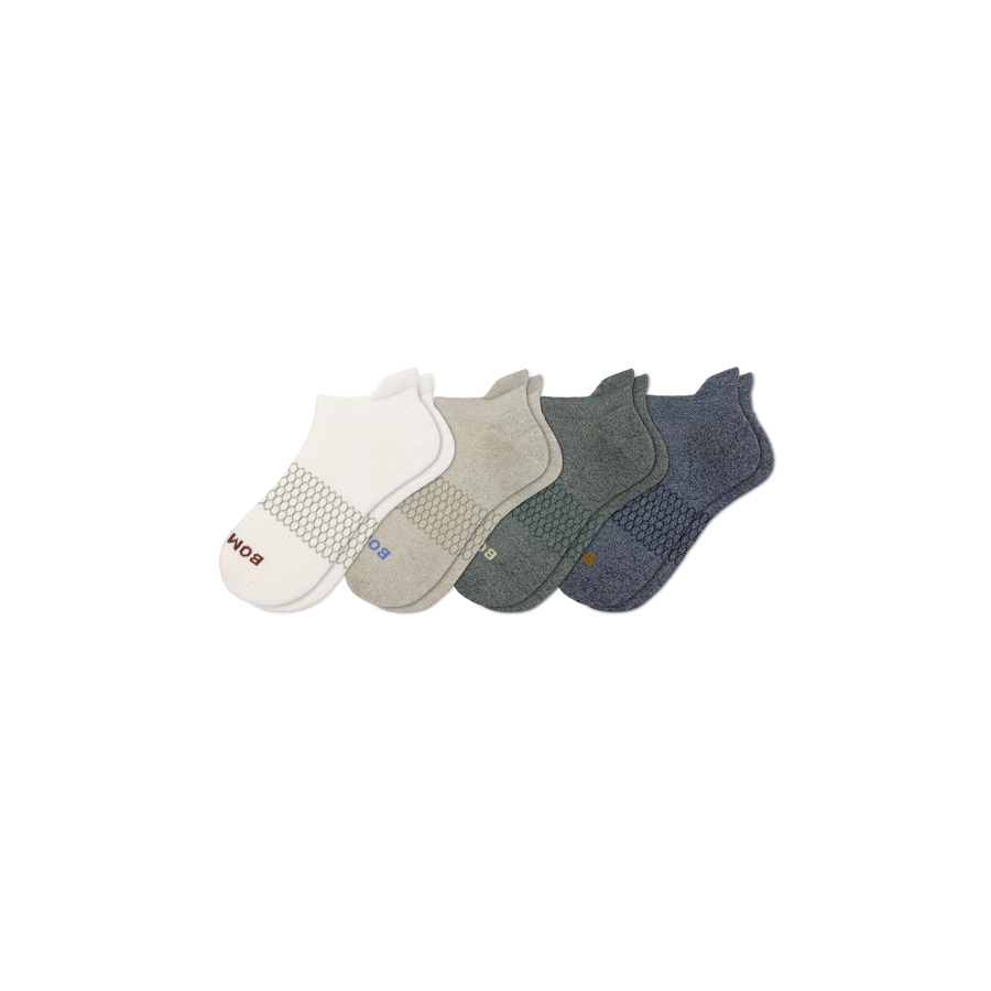 Men's Solids Ankle Sock 4-Pack - Smooth Rotation