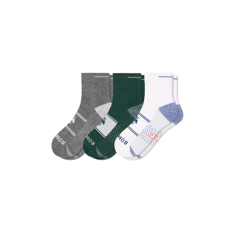 Men's Golf Quarter Sock 3-Pack - Outdoor Run Cushion