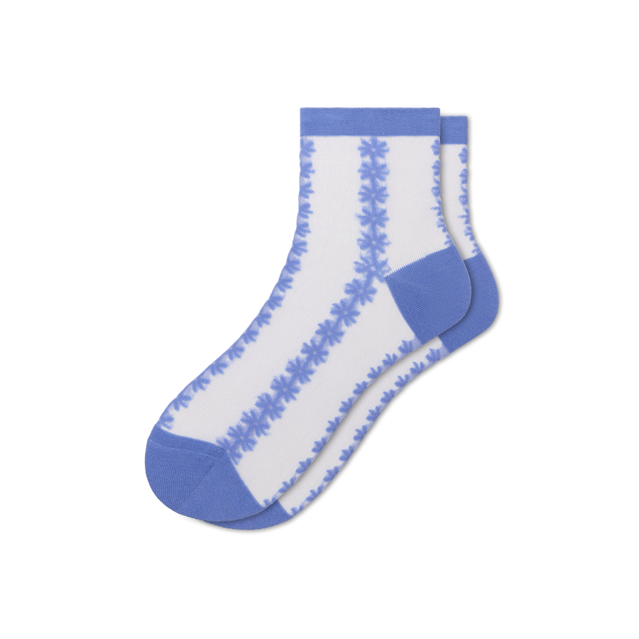 Women’s Sheer Quarter Socks - Light Crew Cushion