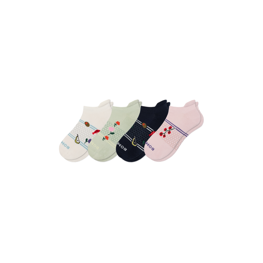 Women's Dinner Party Ankle Sock 4-Pack - Outdoor Shift Rotation