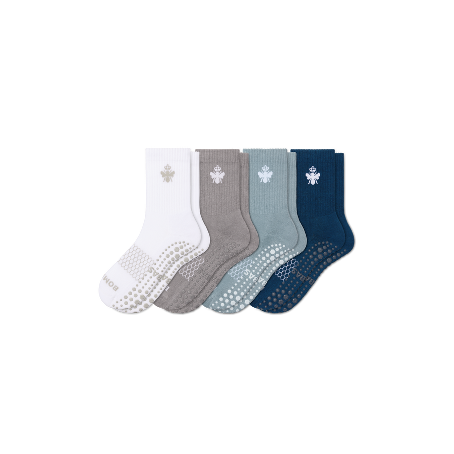 Women's Gripper Half Calf Sock 4-Pack - Active Studio Fit