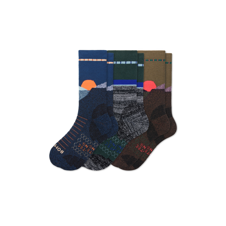 Women's Hiking Calf Sock 3-Pack - Fresh Run Rotation