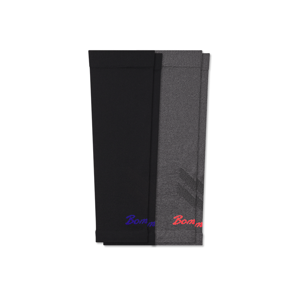 Performance Compression Calf Sleeves - Black Meteor Mix L [11547]