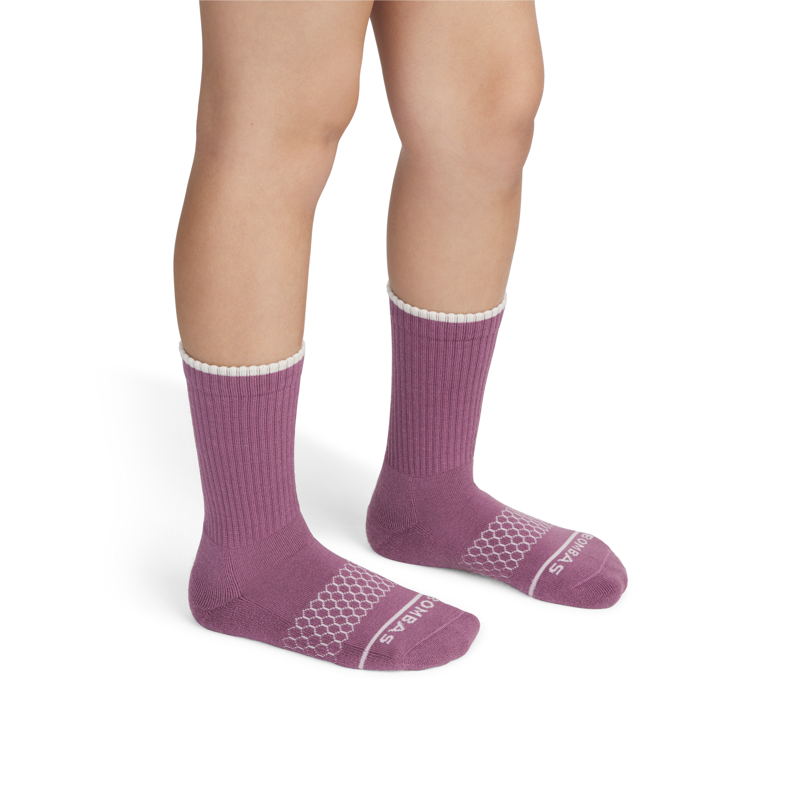 Merino Wool Blend Calf Socks - Purple Ochre YO1 [3535]