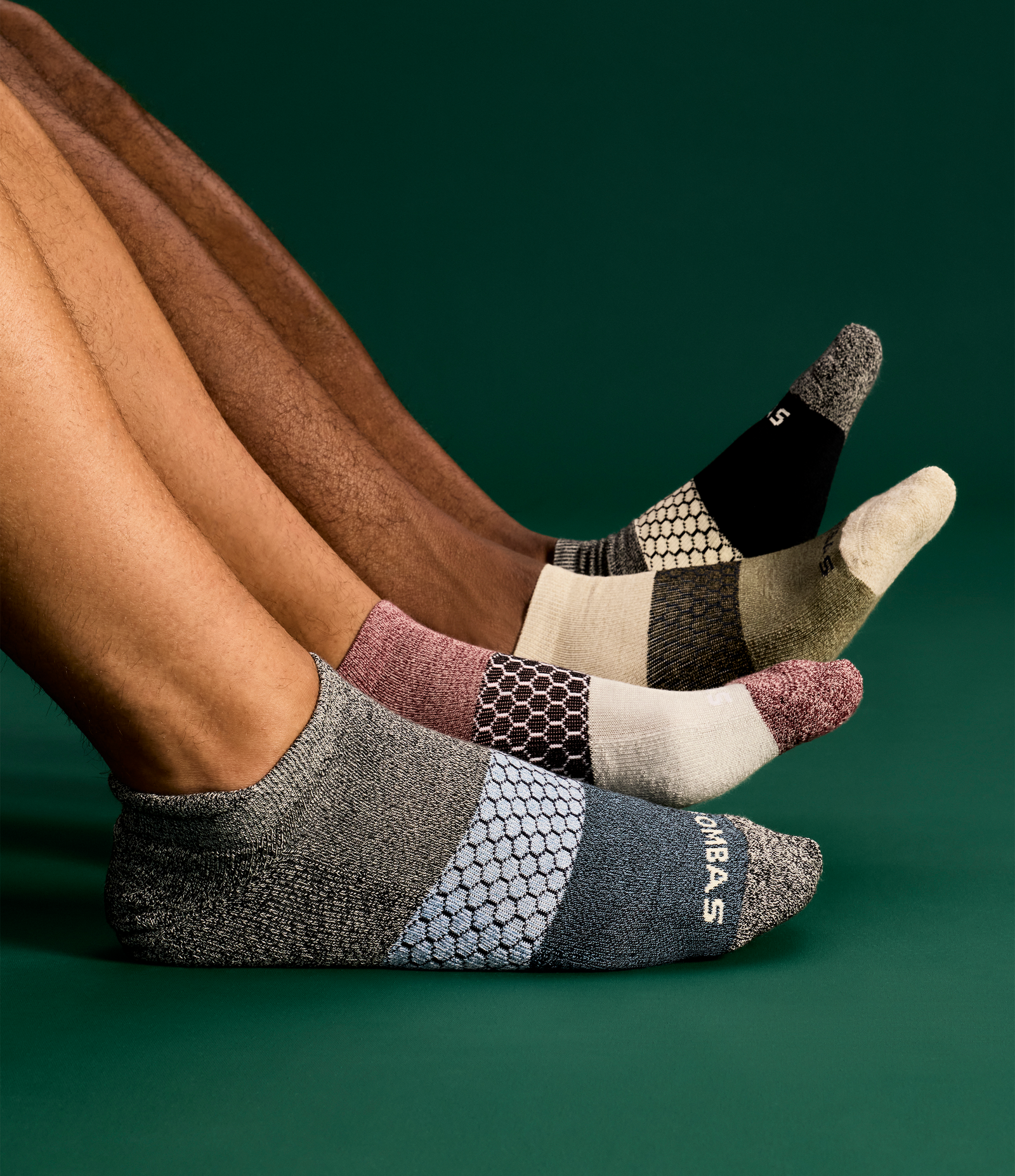 Tri-Block Ankle Sock - Washed Taupe [LIFESTYLE] [3628]
