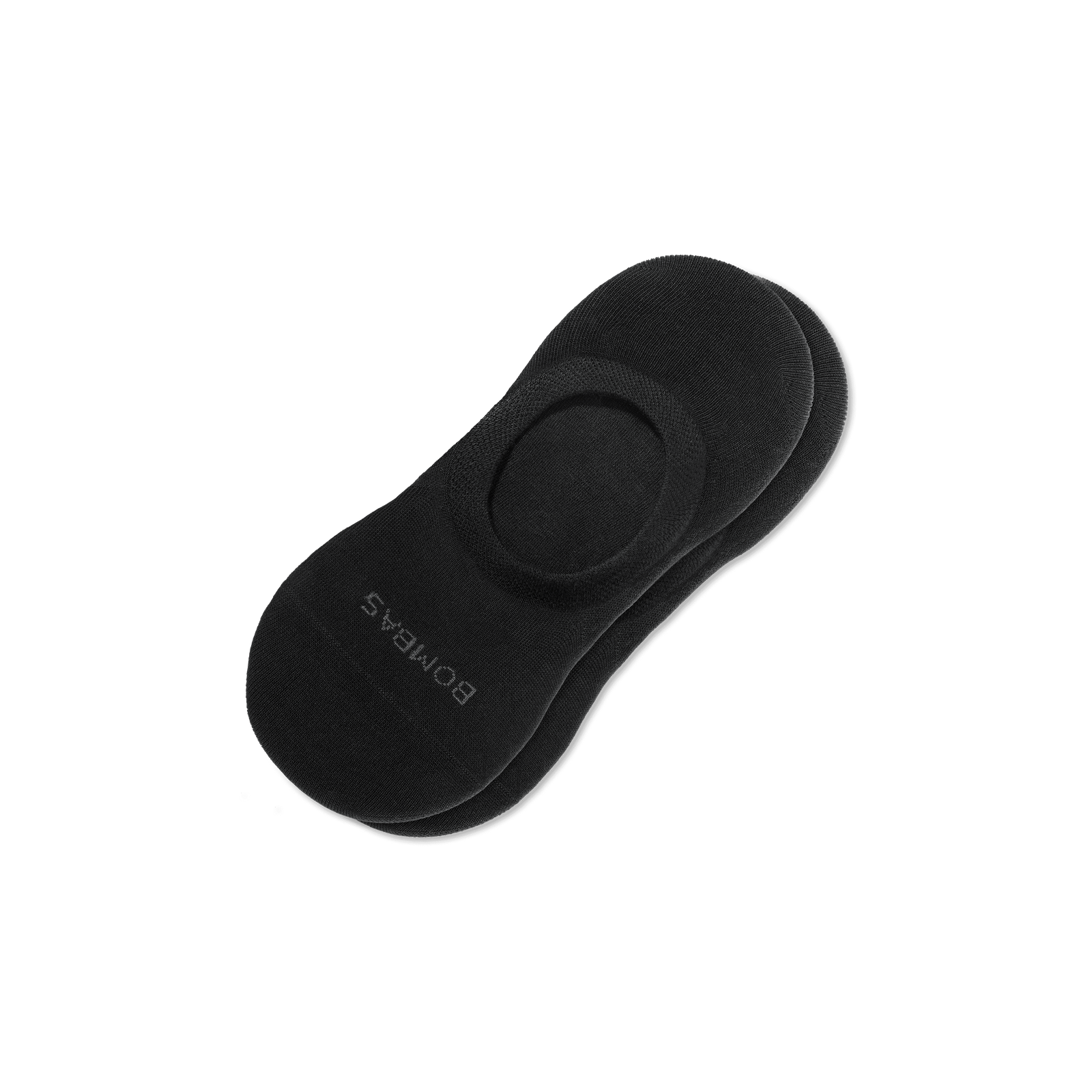 Lightweight No Show Socks Black L