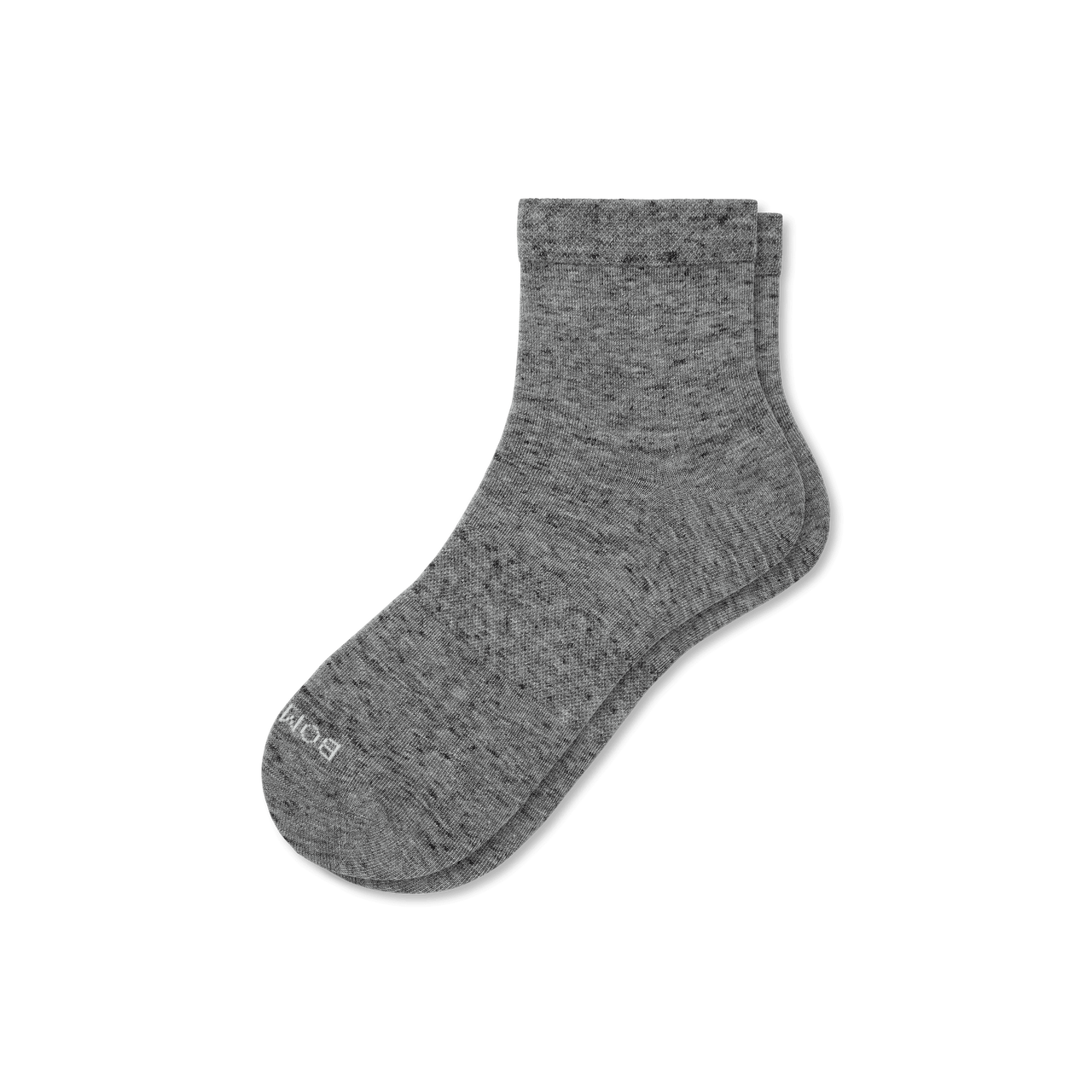 Women's Lightweight Quarter Socks - Grey L [5858]