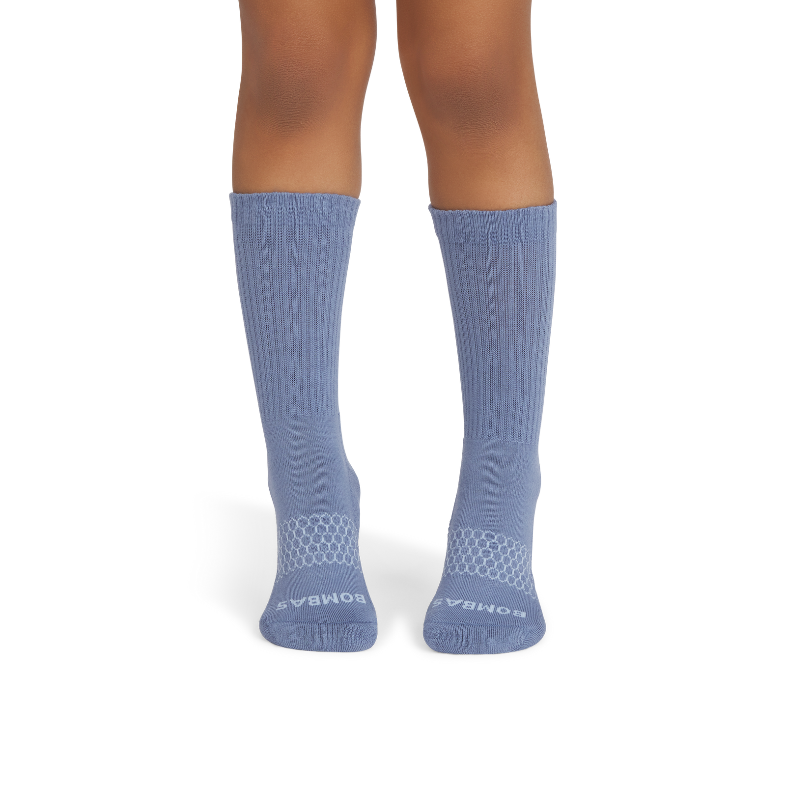 Youth Solids Calf Socks - blue smoke YO1 [6570]
