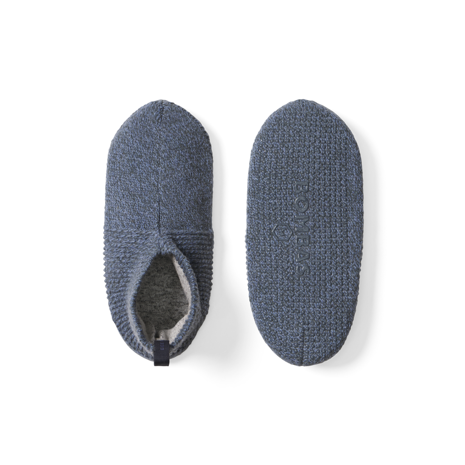 Adult Marl Gripper Slipper - Pebble L [6717]