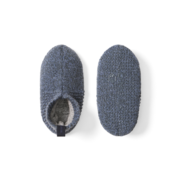 Toddler Marl Gripper Slipper - Pebble L [6721]