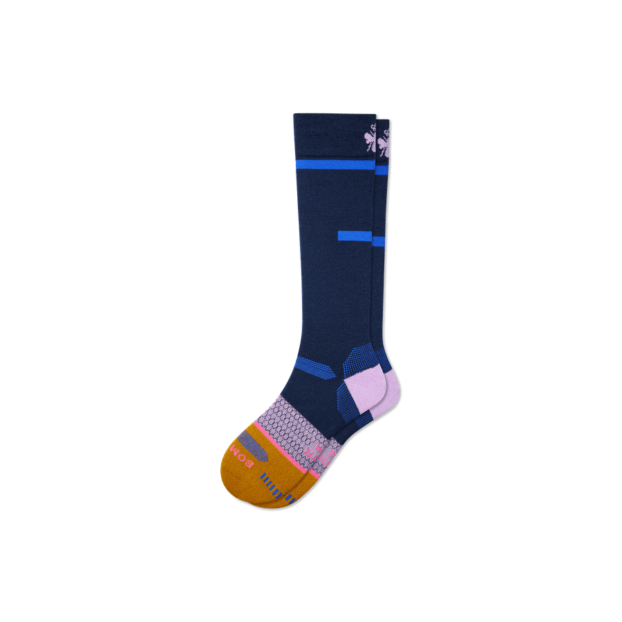 Men's Zero-Cushion Merino Wool Blend Ski & Snowboard Socks - Steady Crew Wear