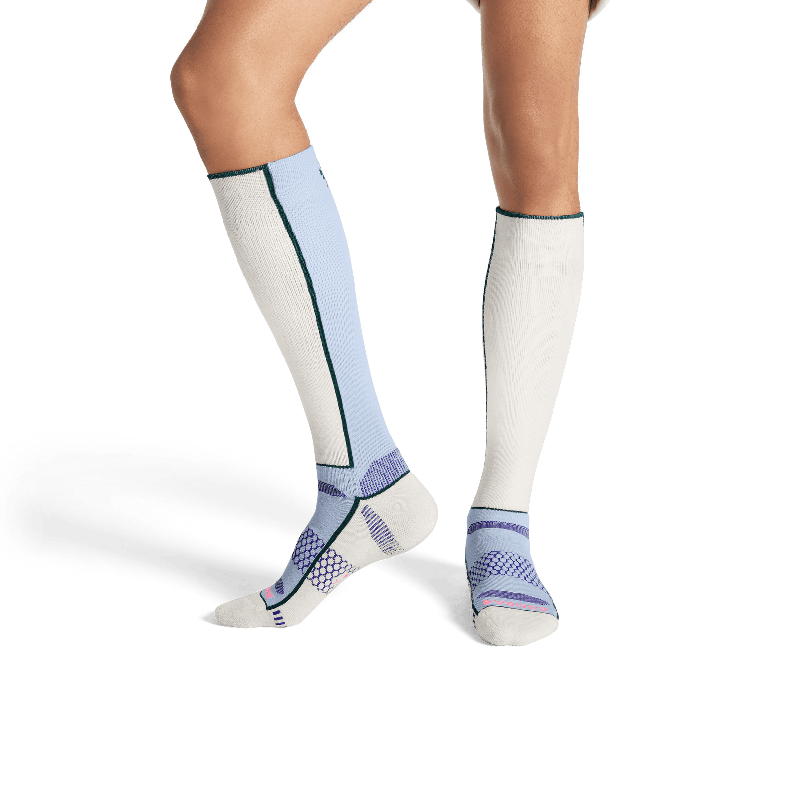 Mid-Cushion Merino Wool Ski & Snowboard Socks - Halo Blue MO1 [6968]