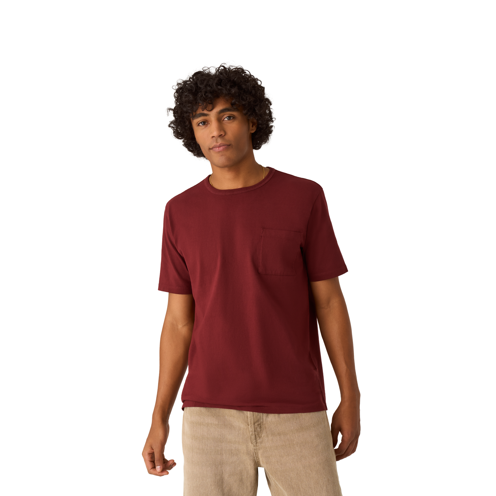 Men's Premium Weight T-Shirt - Mahogany Red MO1 [7248]