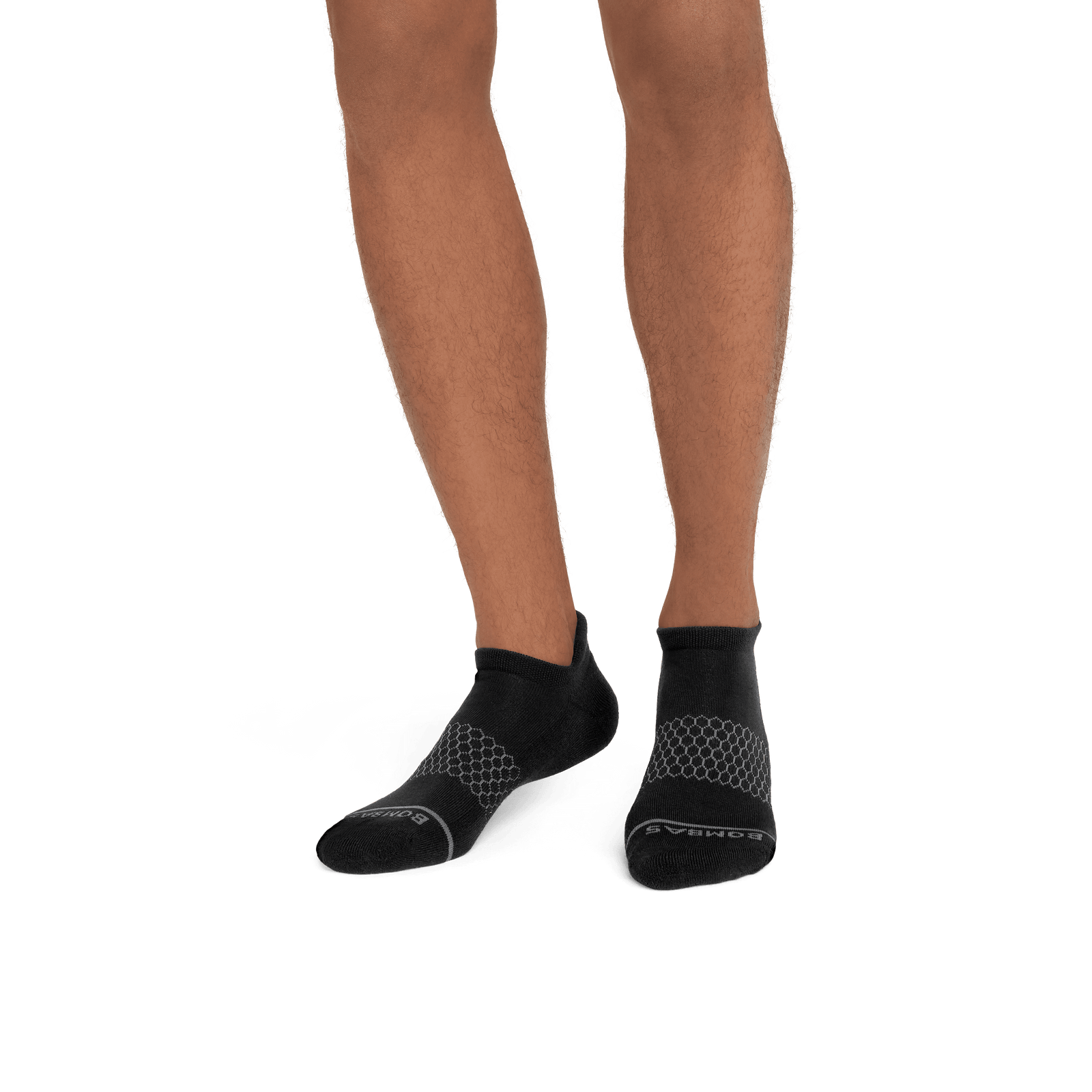 Merino Wool Bland Ankle Socks - Black MO1 [7531]