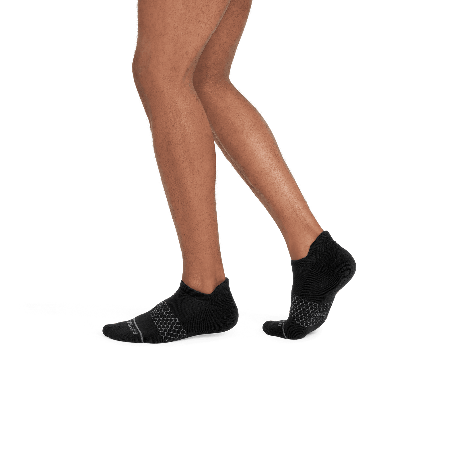 Merino Wool Bland Ankle Socks - Black MO2 [7531]