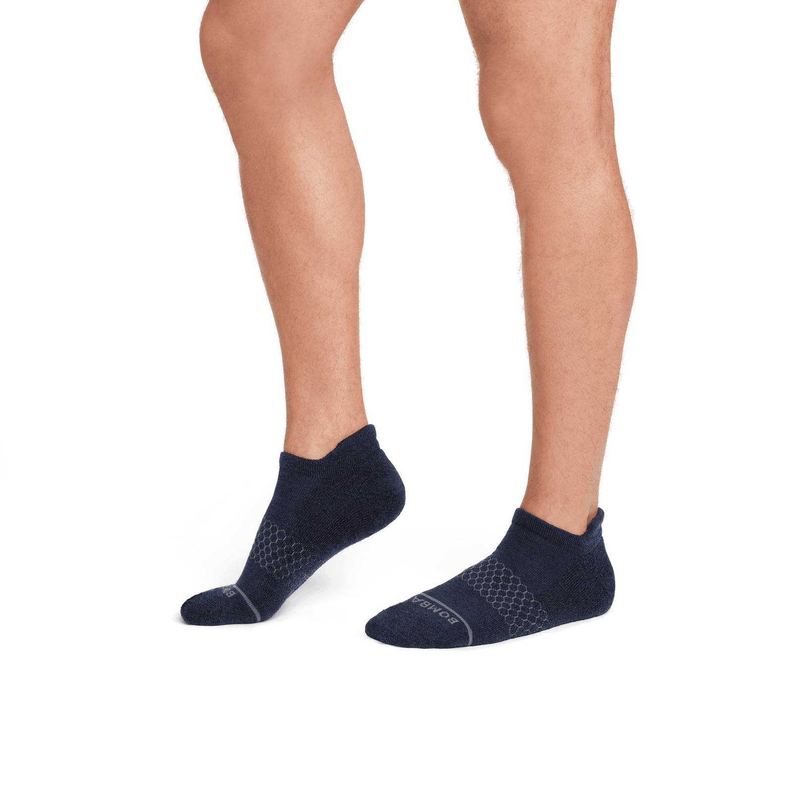 Merino Wool Bland Ankle Socks - Navy MO1 [7531]