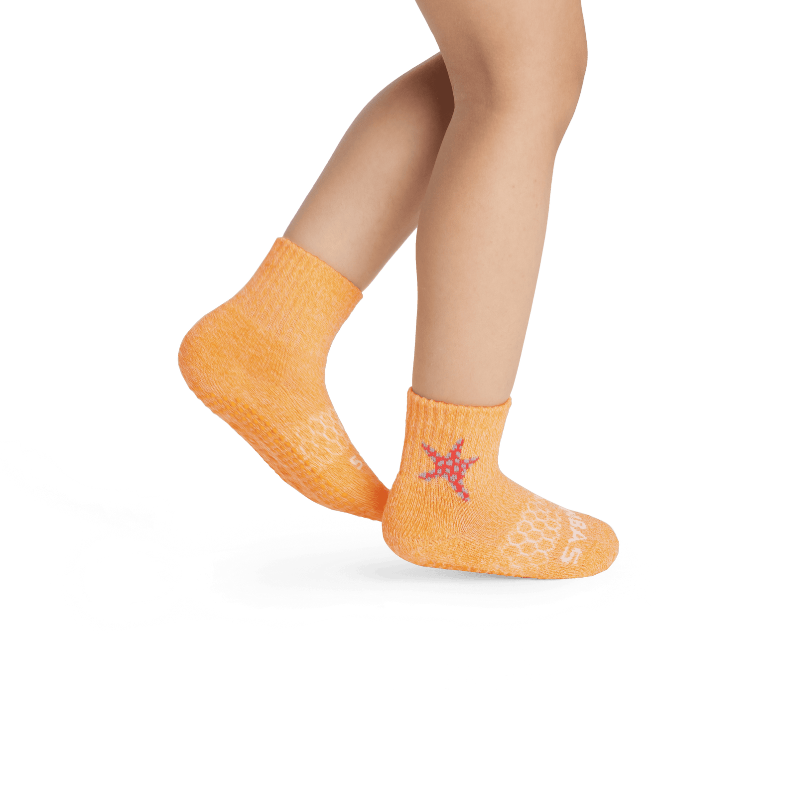 Toddler Gripper Calf Socks mangoburst-2-transparent