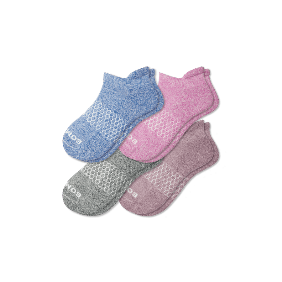Women's Marl Ankle Sock 4-Pack - Studio Home Pair