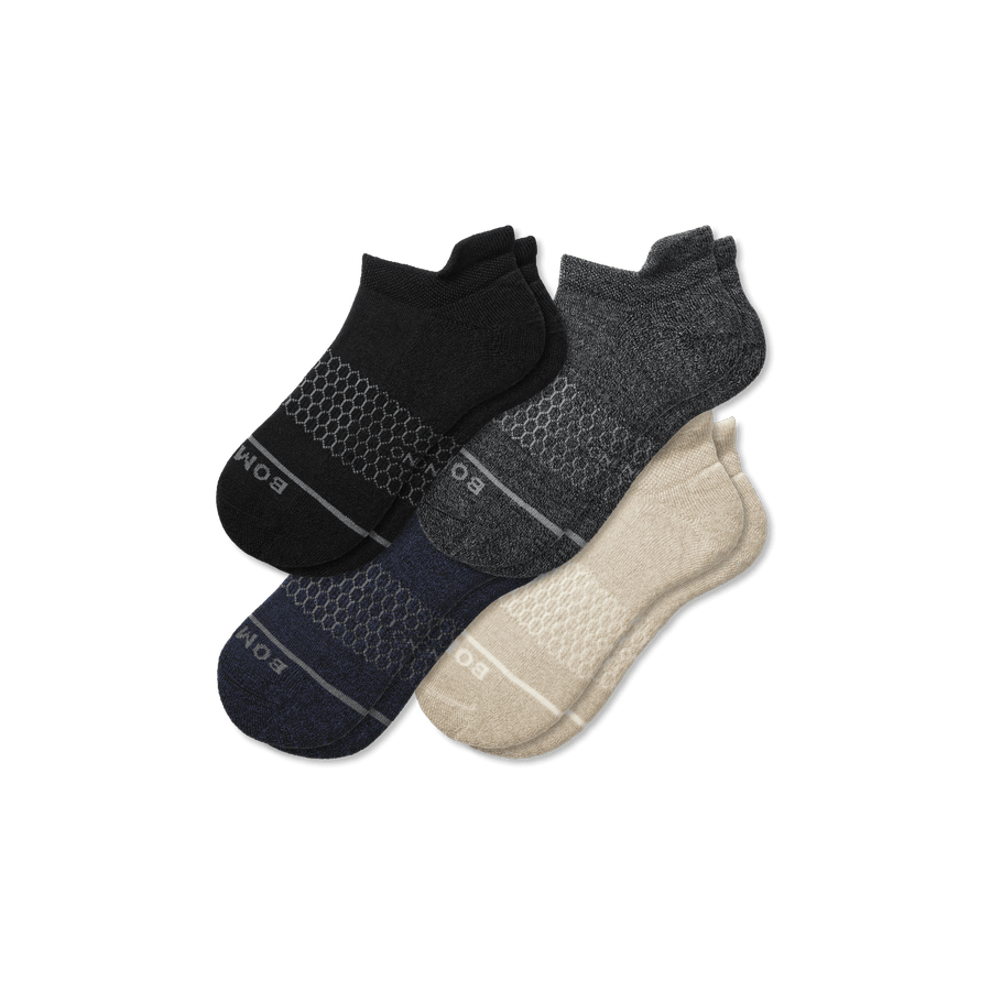 Men's Merino Wool Blend Ankle Sock 4-Pack - Studio Recovery Rotation