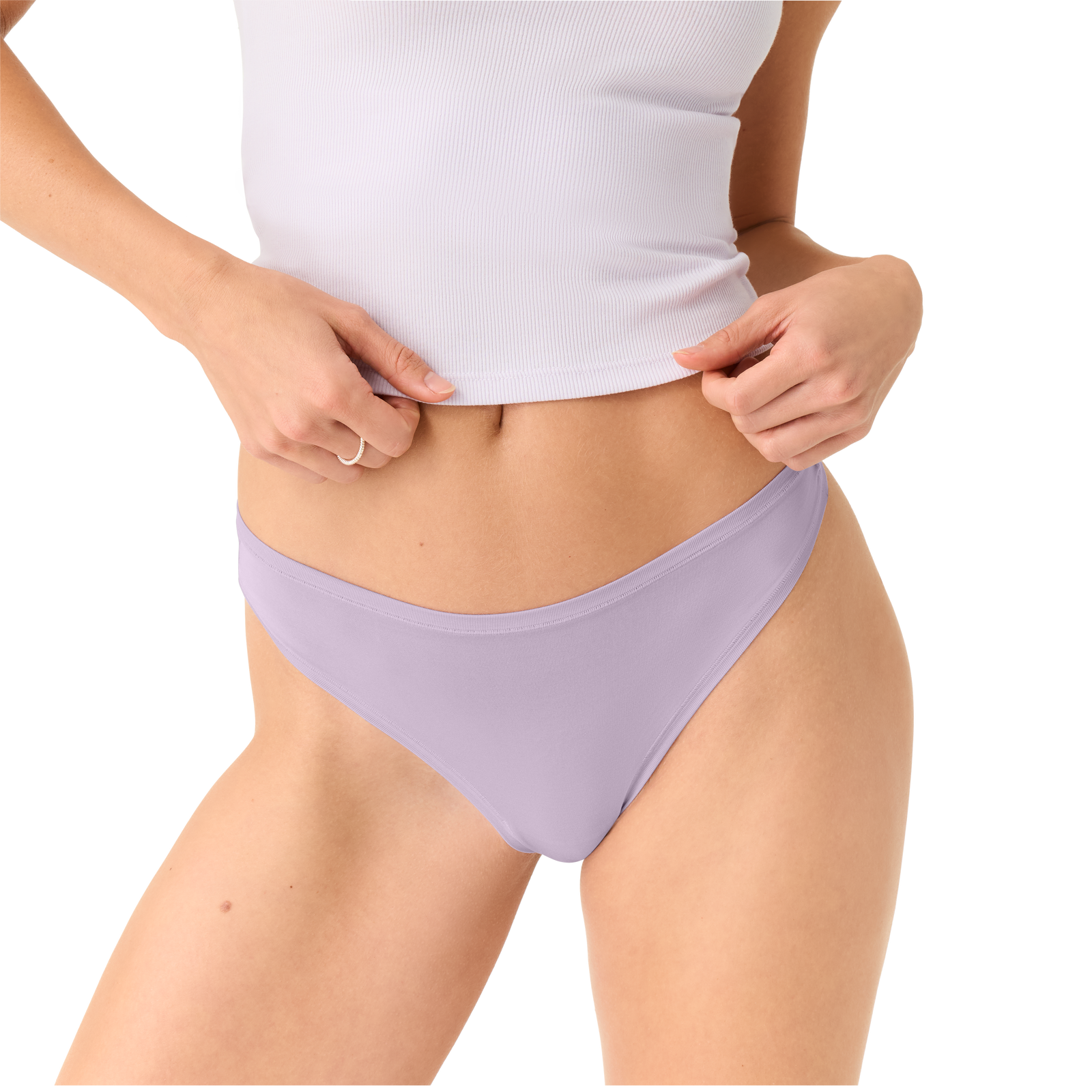 Women's Super Soft Thong - Washed Lavender WO1 [7704]