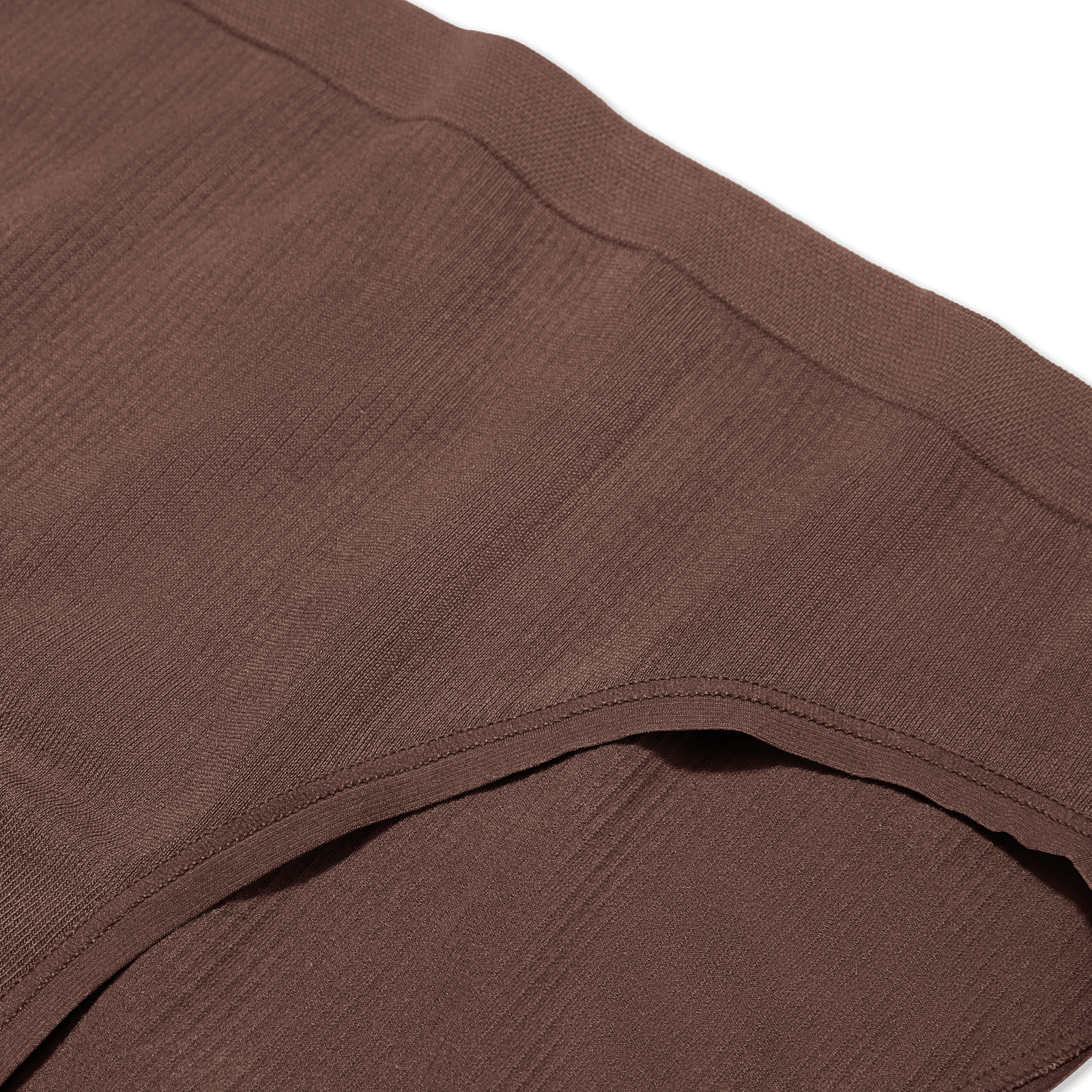 Women's Ribbed Seamless Brief - Hickory Detail [7716]