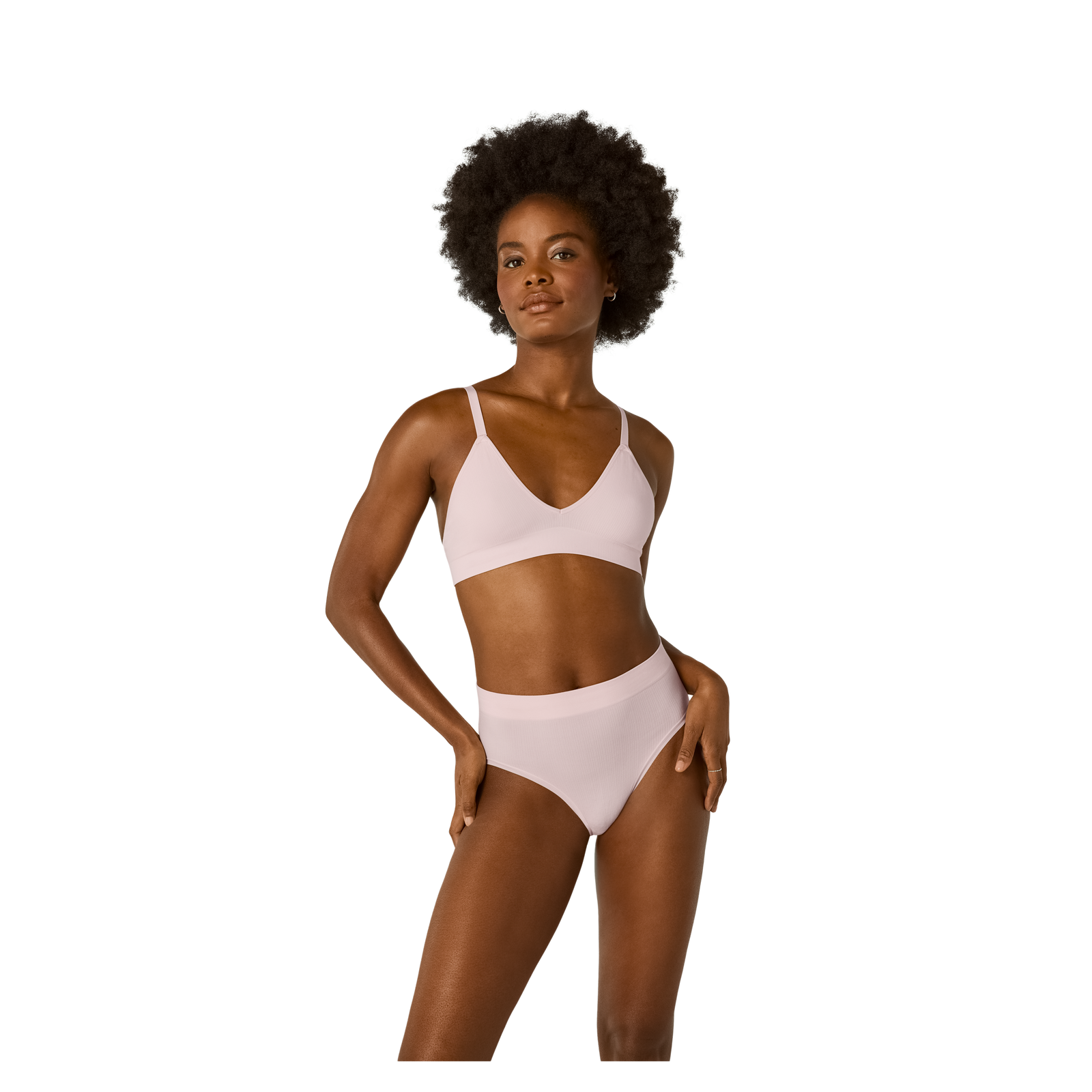 Seamless High Rise Brief - Blush WO3 [7718] [Full Length]