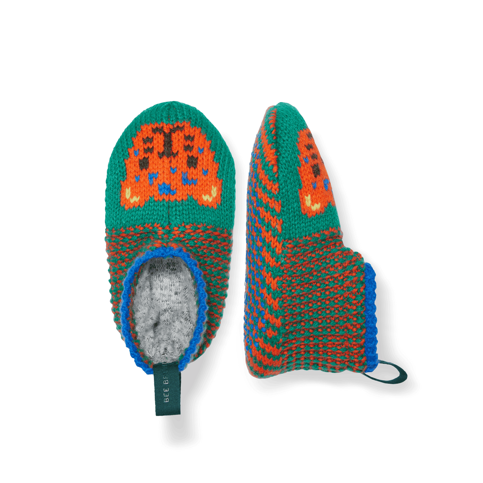 Toddler Gripper Slipper kellygreen-toddler-layflat-1-transparent