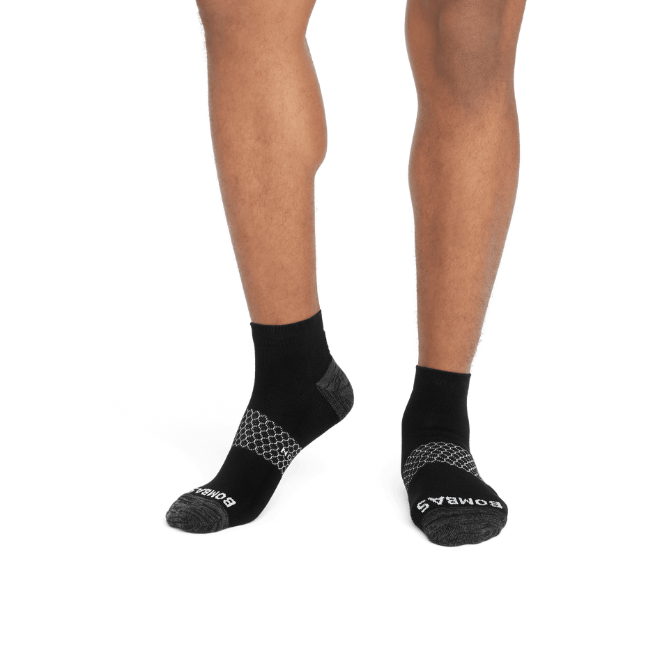 Ankle Compression Socks - Black - MO1 [7761]