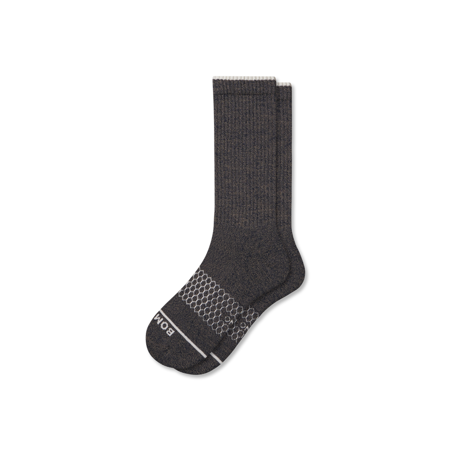 Men's Merino Wool Blend Calf Socks - Breathable Court Fit